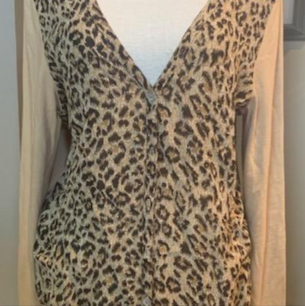 Button up Print top